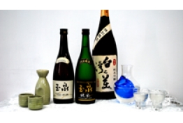 清酒展示的照片